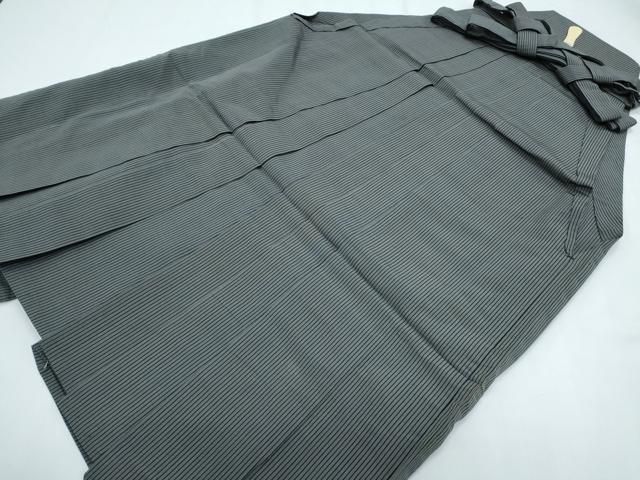 平和屋着物＊夏物 男性 行灯袴 縦絽 縞 正絹 逸品 CABG8642th - メルカリ