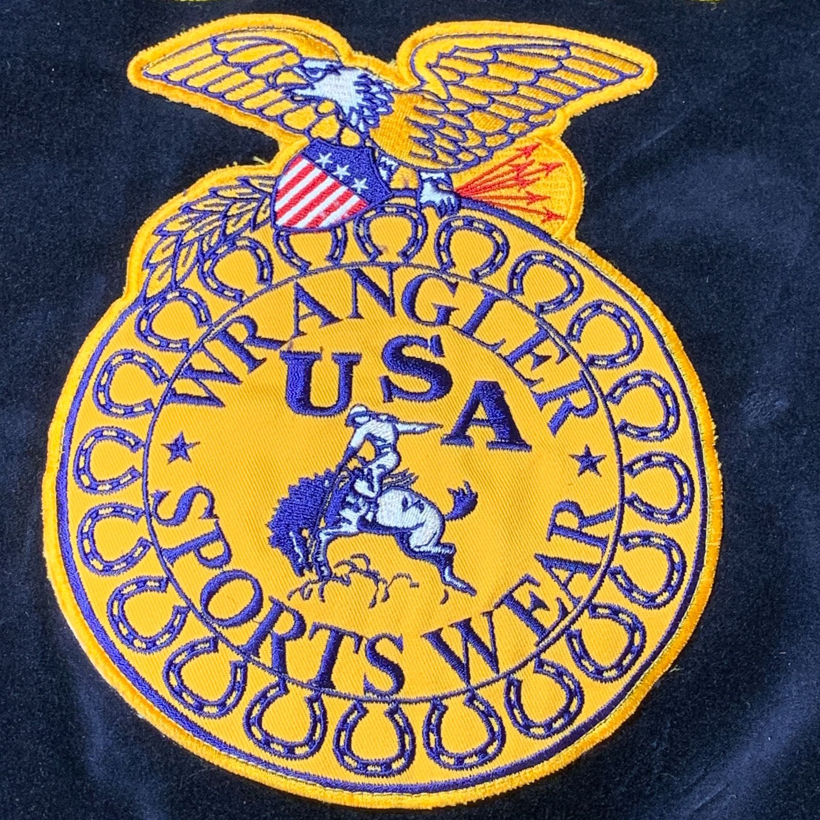 むつ75-060106][併売] Wrangler/ラングラー 90s 別珍 中綿 FFA ベロア