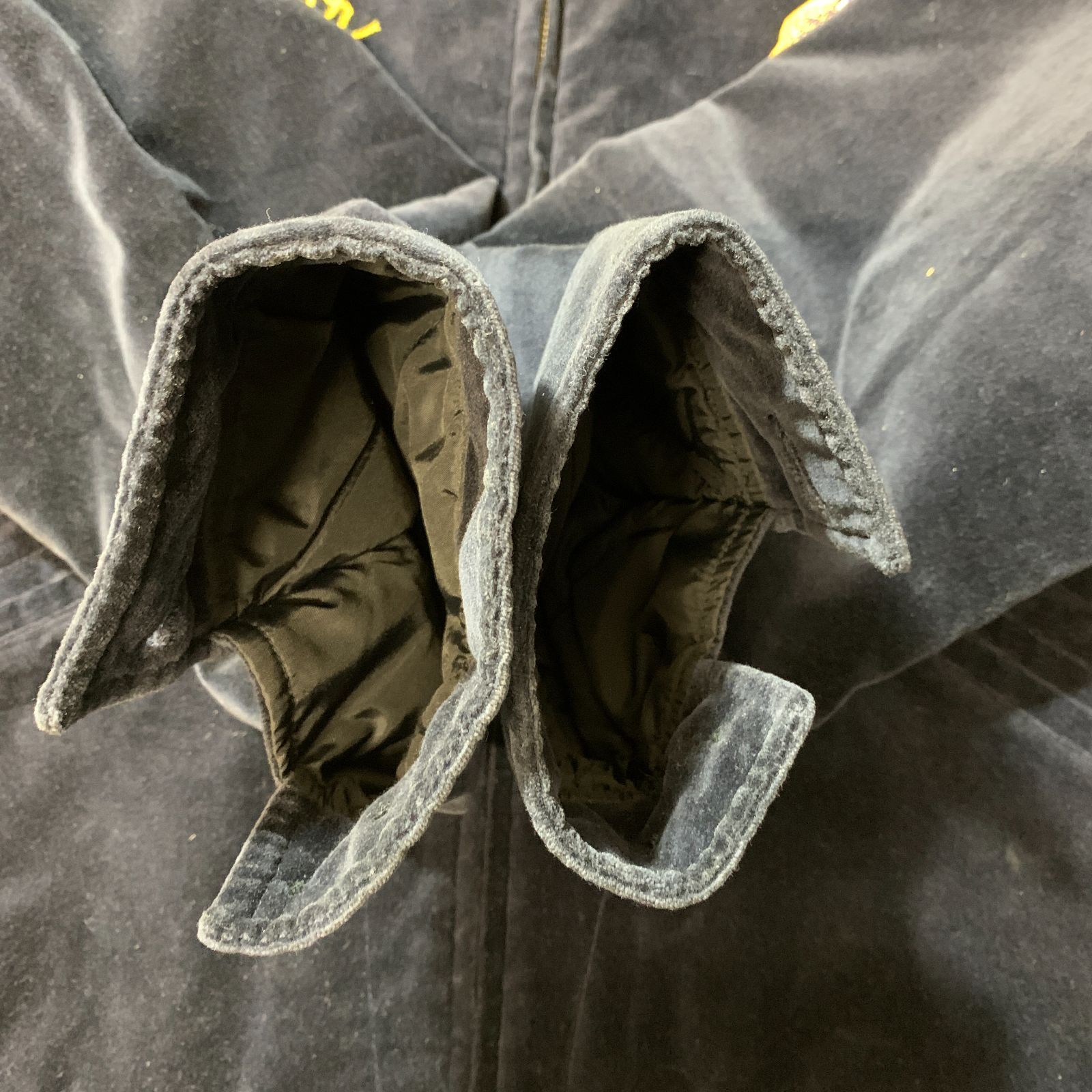 むつ75-060106][併売] Wrangler/ラングラー 90s 別珍 中綿 FFA ベロア