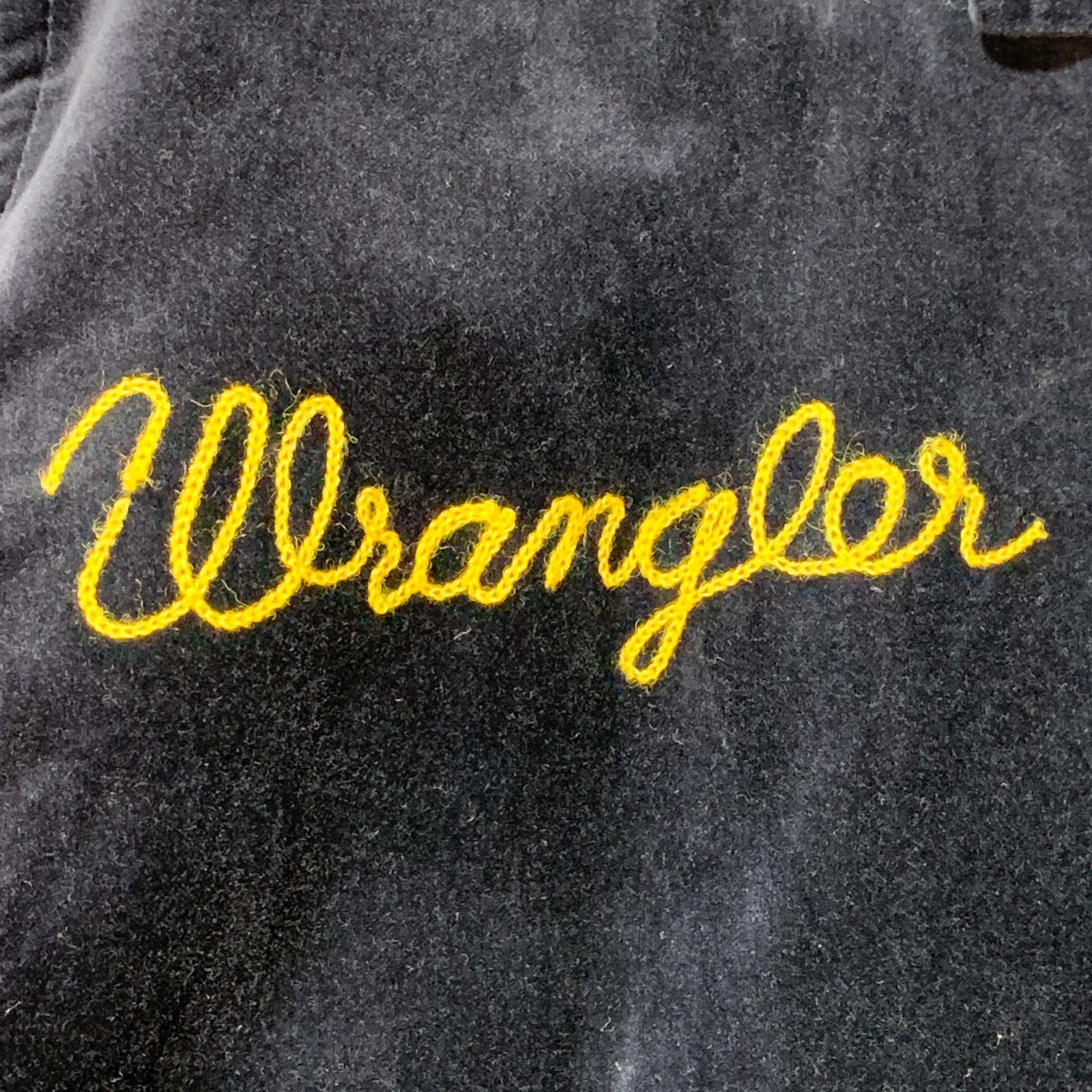 むつ75-060106][併売] Wrangler/ラングラー 90s 別珍 中綿 FFA ベロア