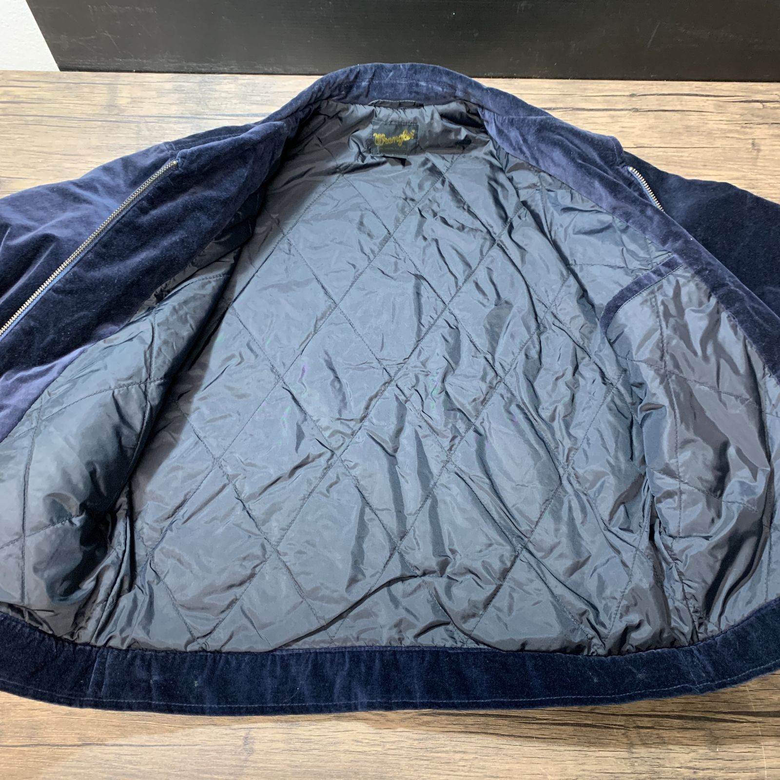 むつ75-060106][併売] Wrangler/ラングラー 90s 別珍 中綿 FFA ベロア