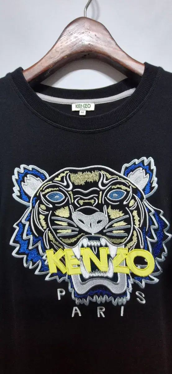 KENZO タイガー 刺繍 スウェット ブラック M