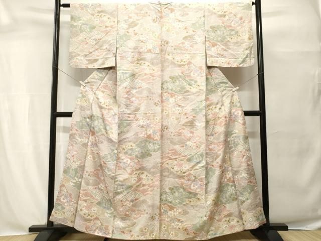 平和屋野田店□上質な小紋 辻が花 金彩 逸品 BAAH3302ph 【公式通販】