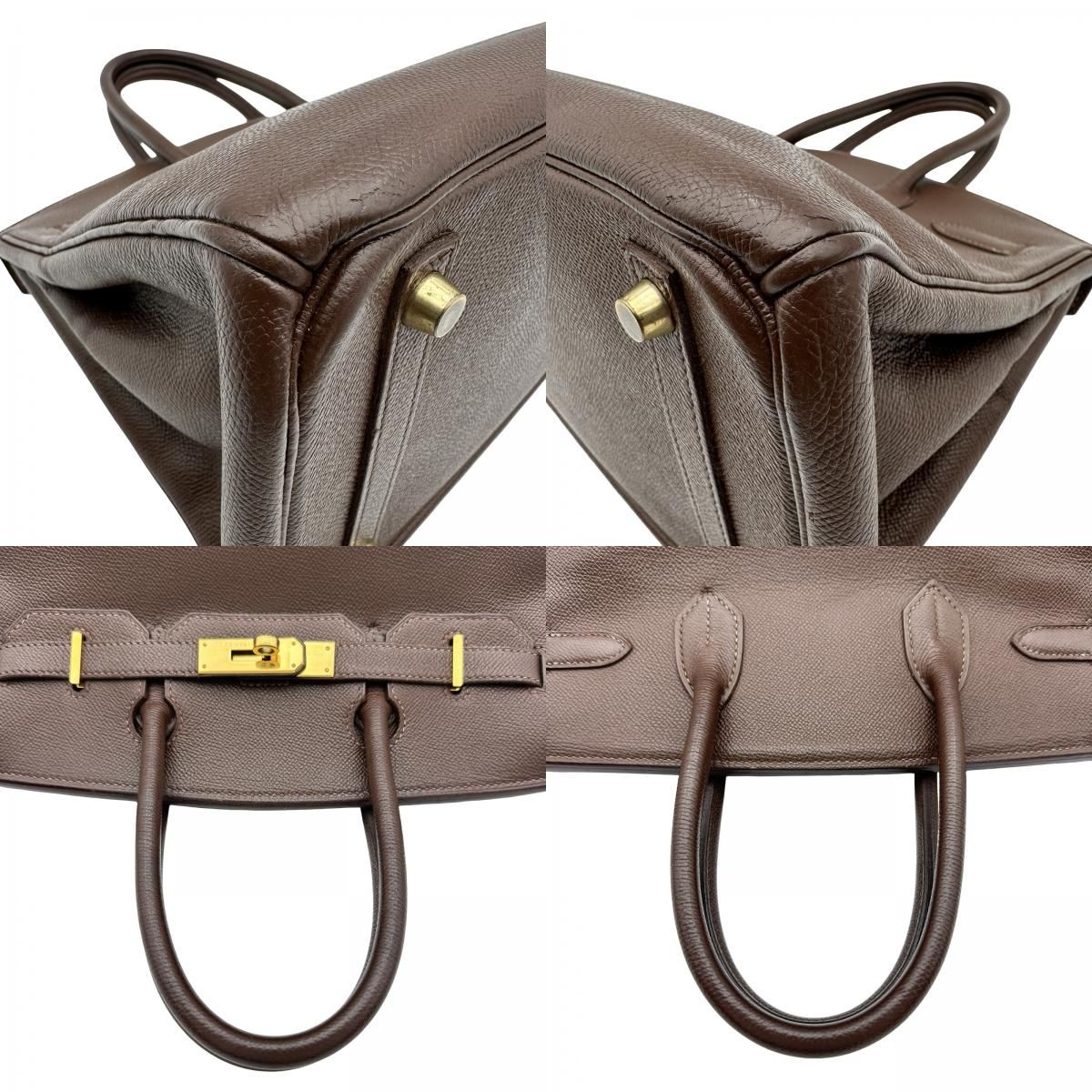 エルメス HERMES バーキン30 D刻印 ハバナ ゴールド金具 クシュベル 