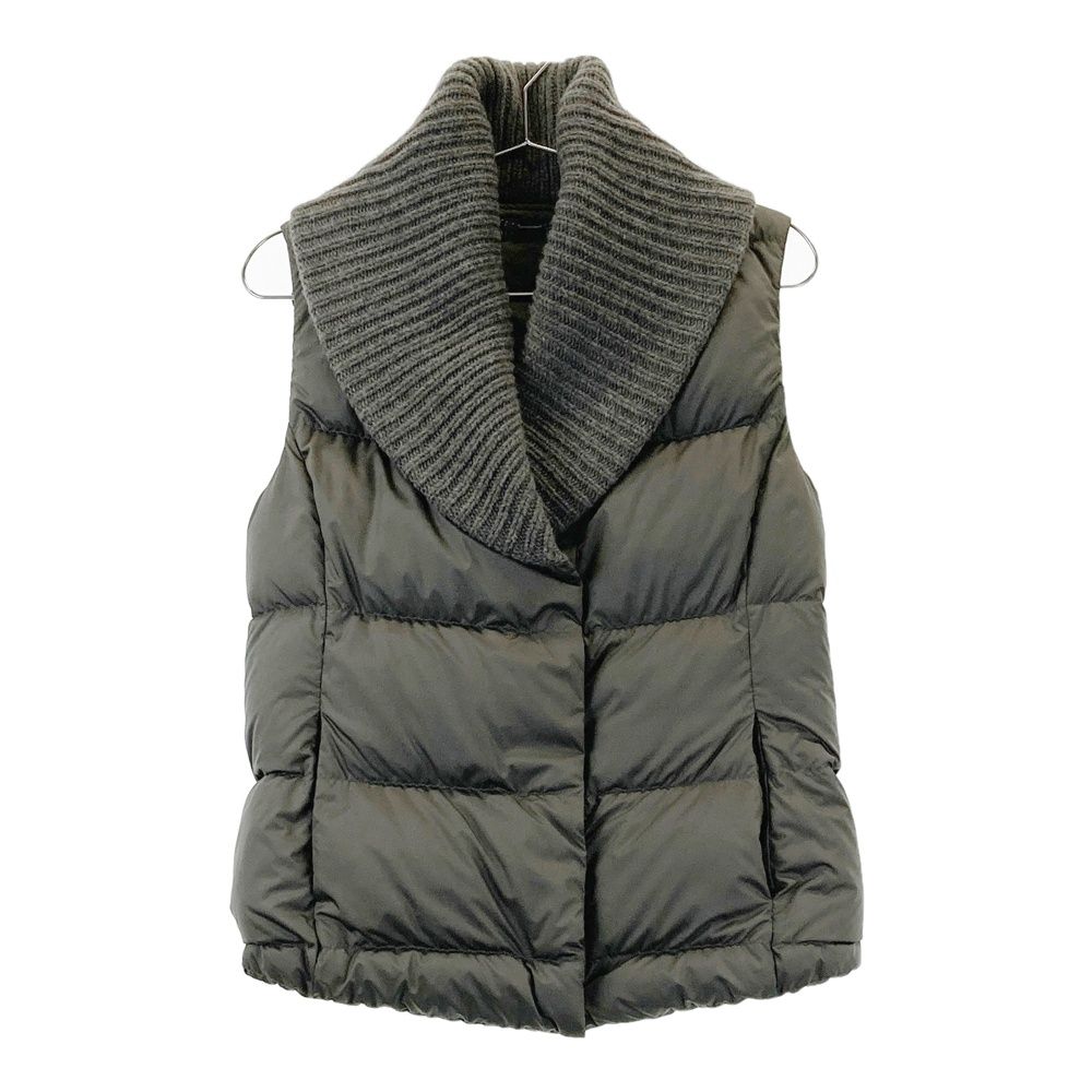 RALPH LAUREN ラルフローレン ニット切替 ダウンベスト グレー系 XS [240101623746] レディース