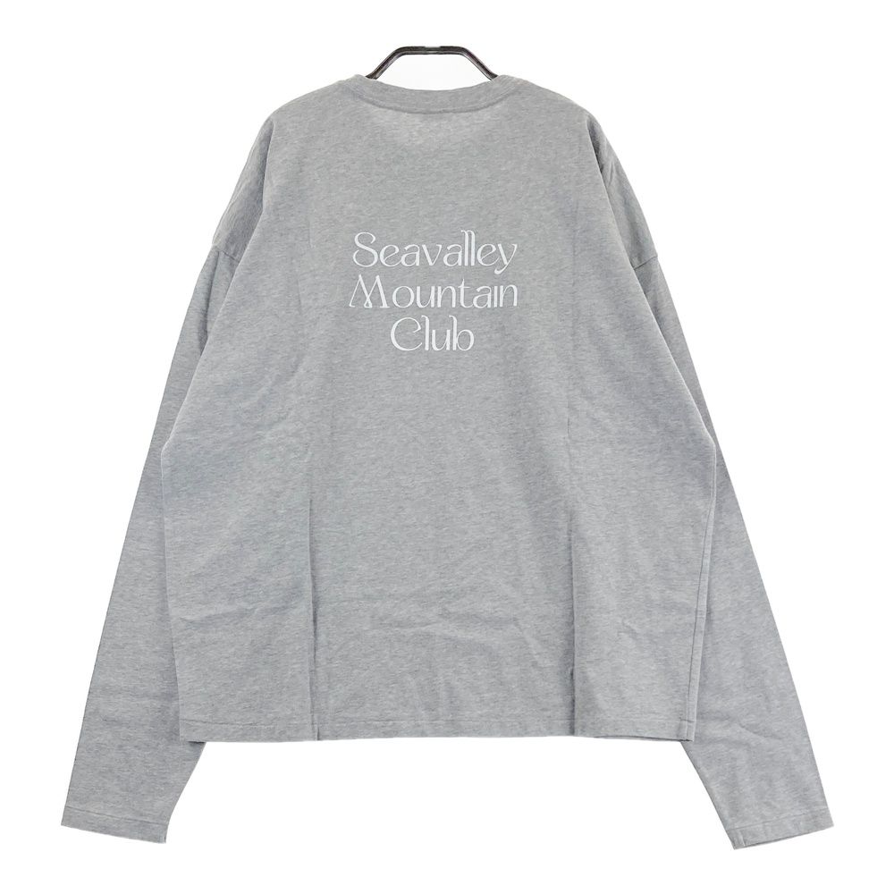 SEA シー 110723330 長袖Tシャツ Seavalley Mountain Club グレー系 1