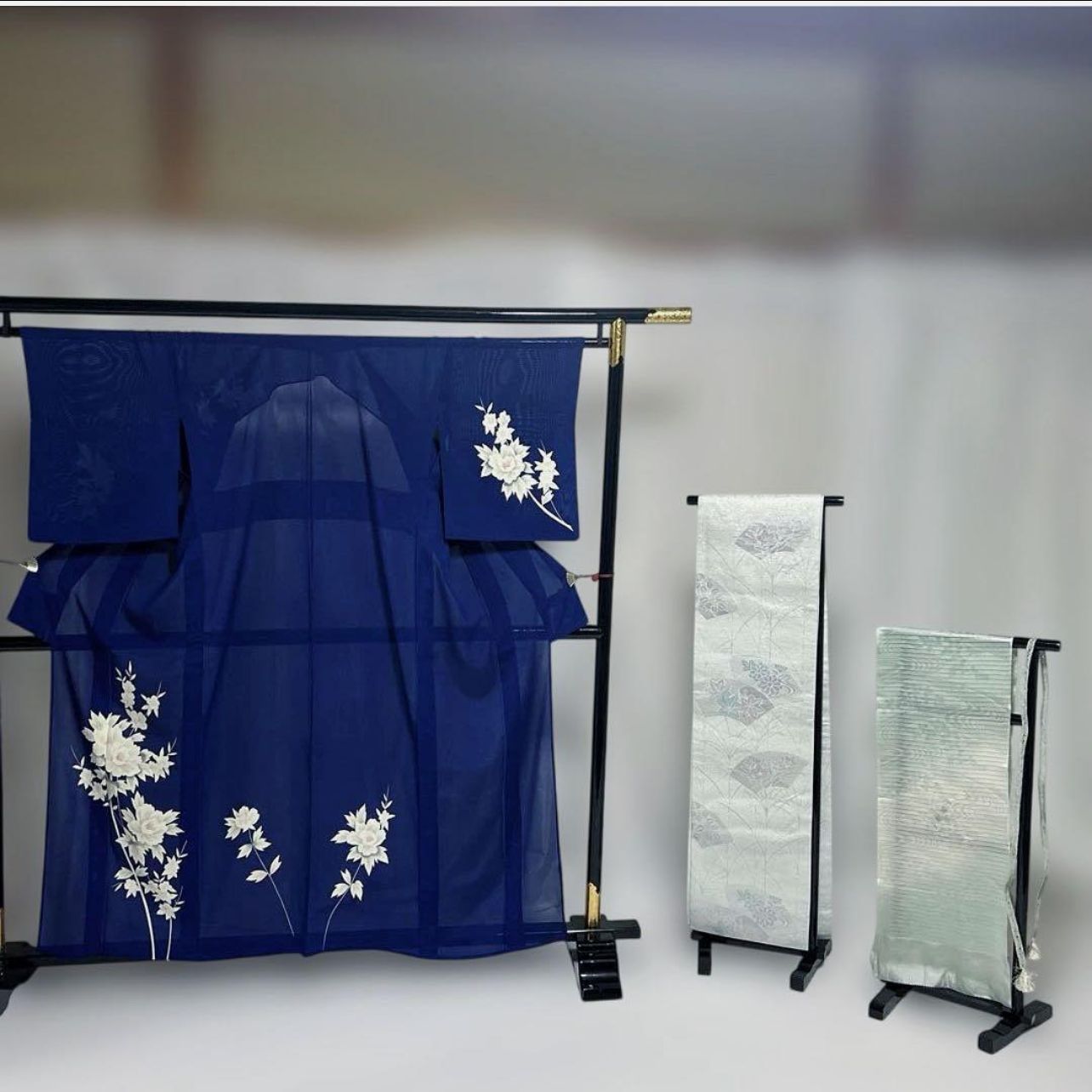 未着用 正絹 絽 訪問着 フルセット 夏帯 夏帯揚げ 夏帯締め - メルカリ