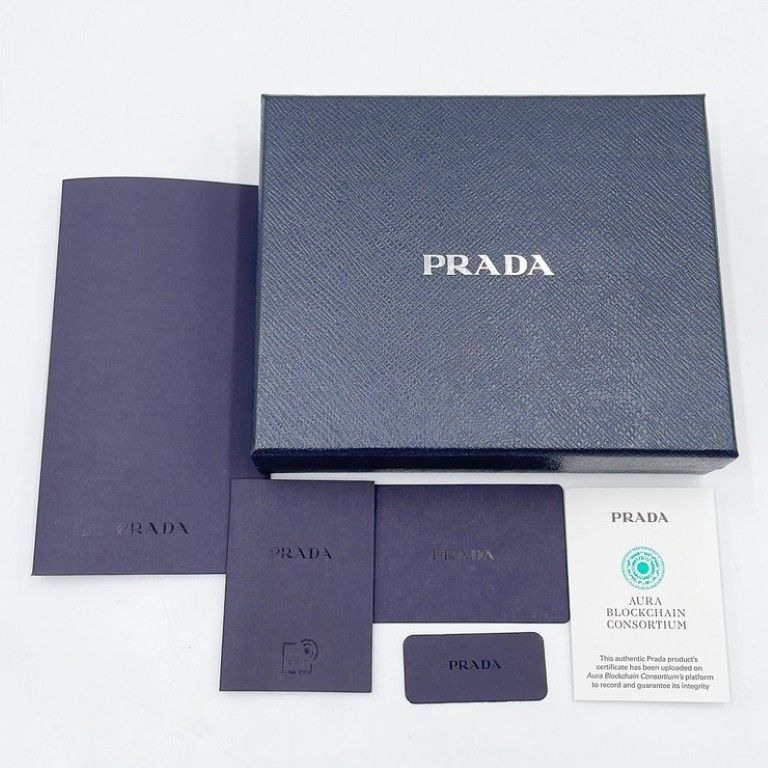 PRADA プラダ バレッタ トライアングルロゴ 1IF154 ブラック系