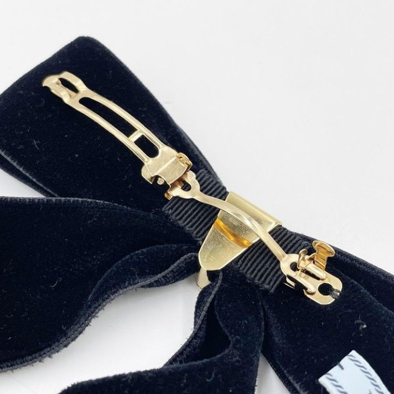 PRADA プラダ バレッタ トライアングルロゴ 1IF154 ブラック系