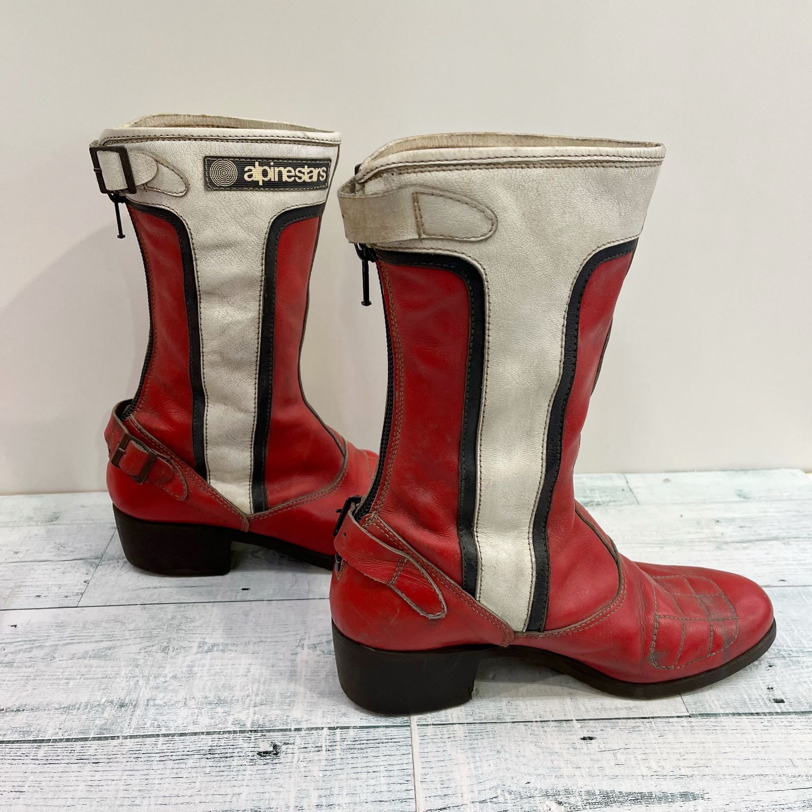 Alpinestars ライダースブーツ EUR39 25cm ライディング alpinestars アルパインスターズ ライディング ブーツ ヴィンテージ