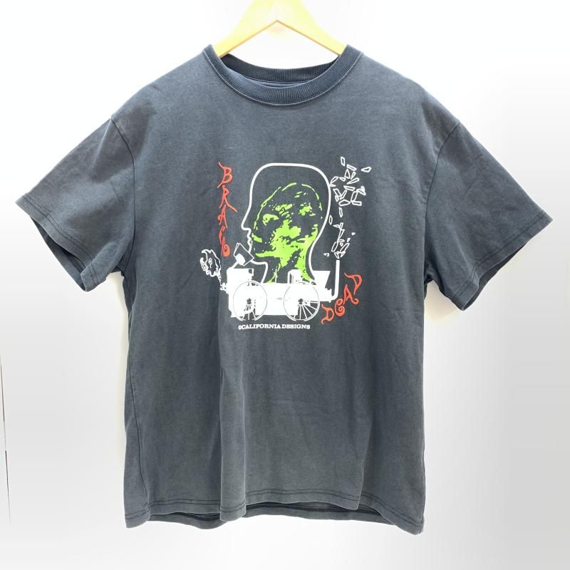 中古】BRAIN DEAD ALIEN TRACTOR T-SHIRT M ブラック ブレインデッド 