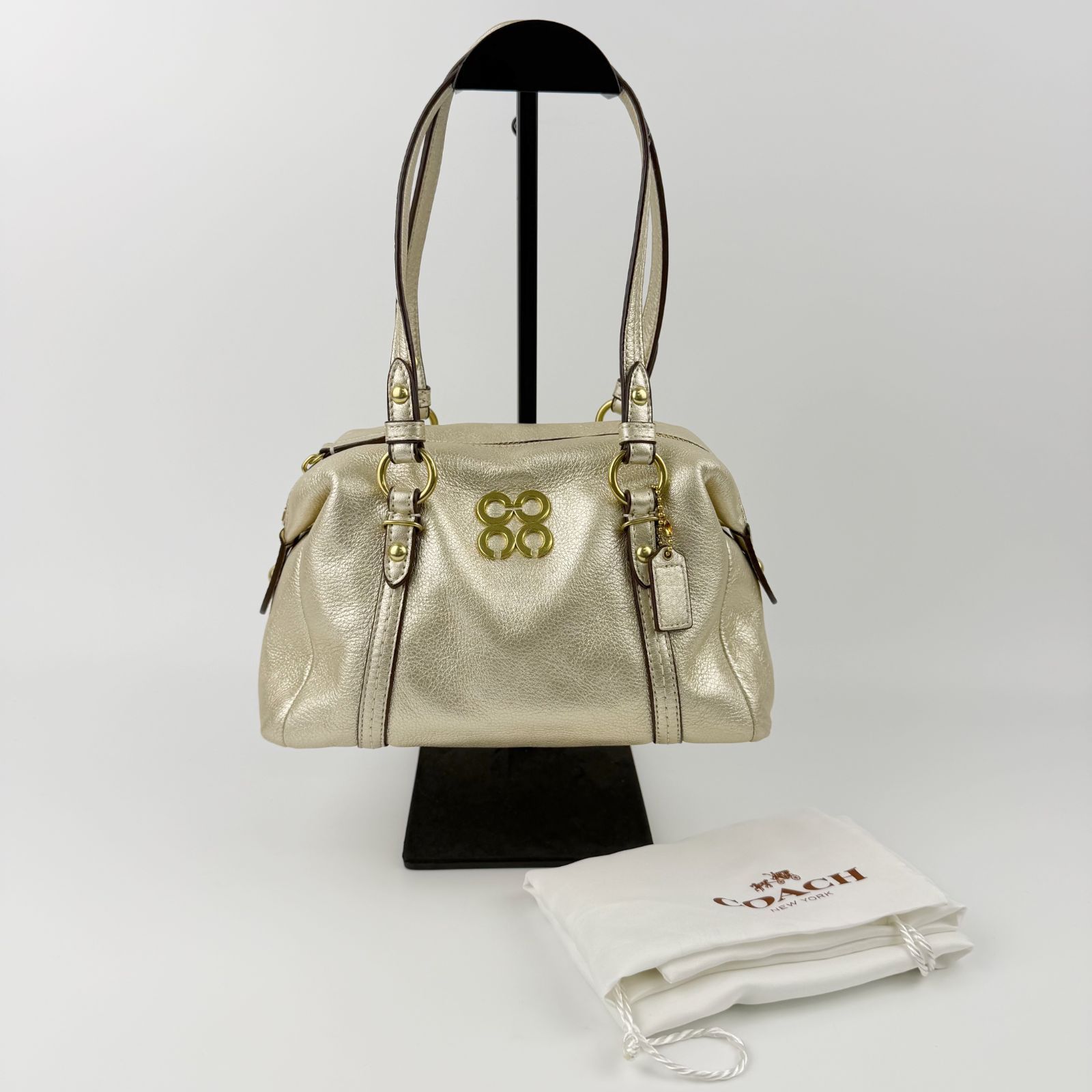 レディース 【】COACH コーチ ミニサッチェル ハンドバッグ ショルダー 