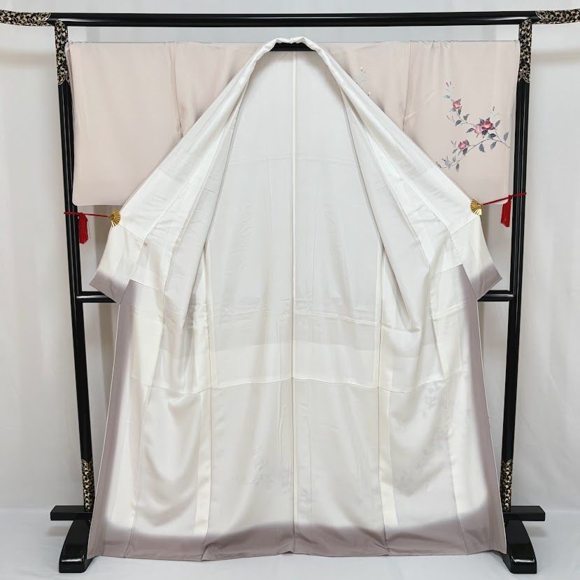 ゆりのはな 付下げ トールサイズ 京加賀友禅 ボカシ染め 虫食い柄あり
