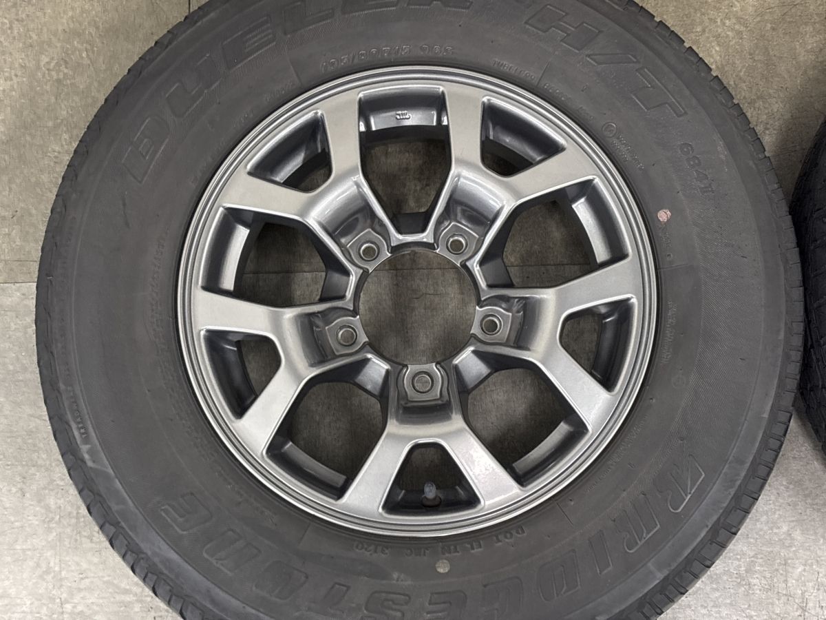 ホイールのみ可能】スズキ JB74 ジムニーシエラ 純正 15in 5.5J +5