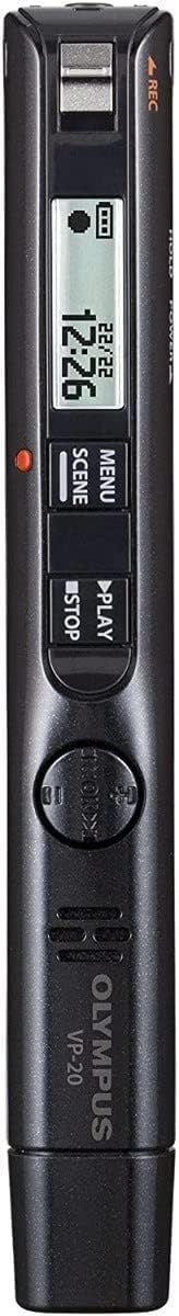 オリンパス OLYMPUS ICレコーダー 8GB 録音シーンセレクト/擦れ音フィルター/USBダイレクト接続/セルフタイマー機能 ブラック VoiceTrek VP-20 BLK