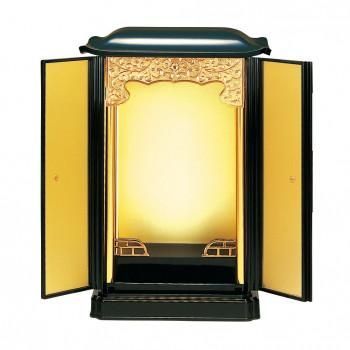 厨子型ミニ仏壇 大 黒(内金) 3102870300021