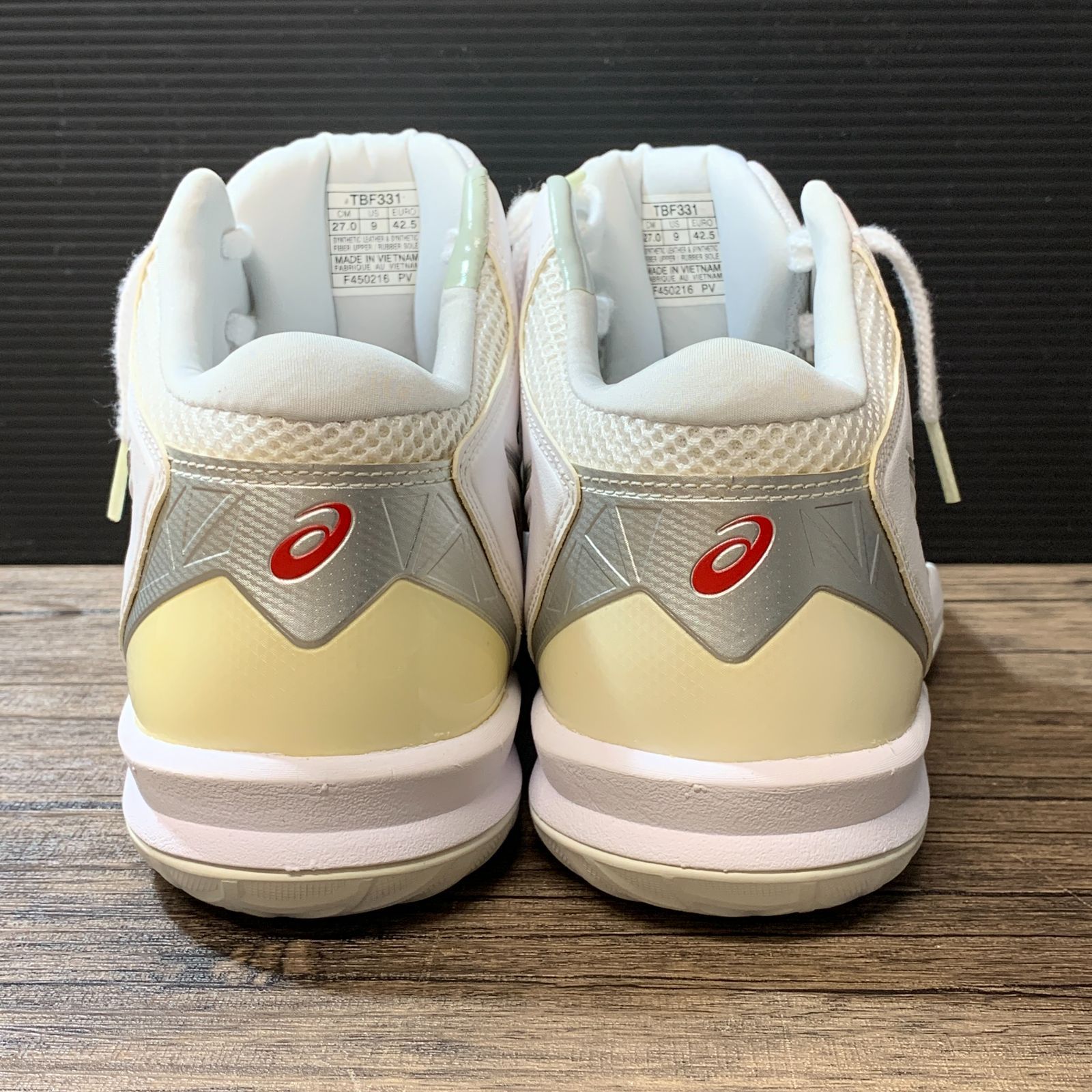 むつ58-052805】asics アシックス GELHOOP ゲルフープ V8-WIDE 27cm