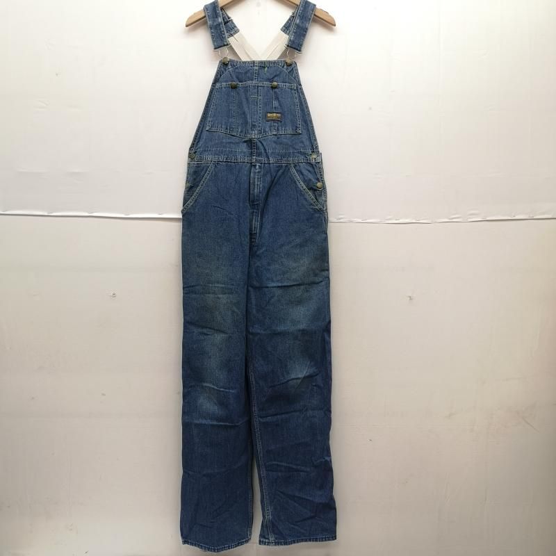 オシュコシュビゴッシュ メンズオーバーオール ダメージ加工 ヴィンテージ 34 オシュコシュビゴッシュ 70s 80s USA製 ローバック デニム ワーク