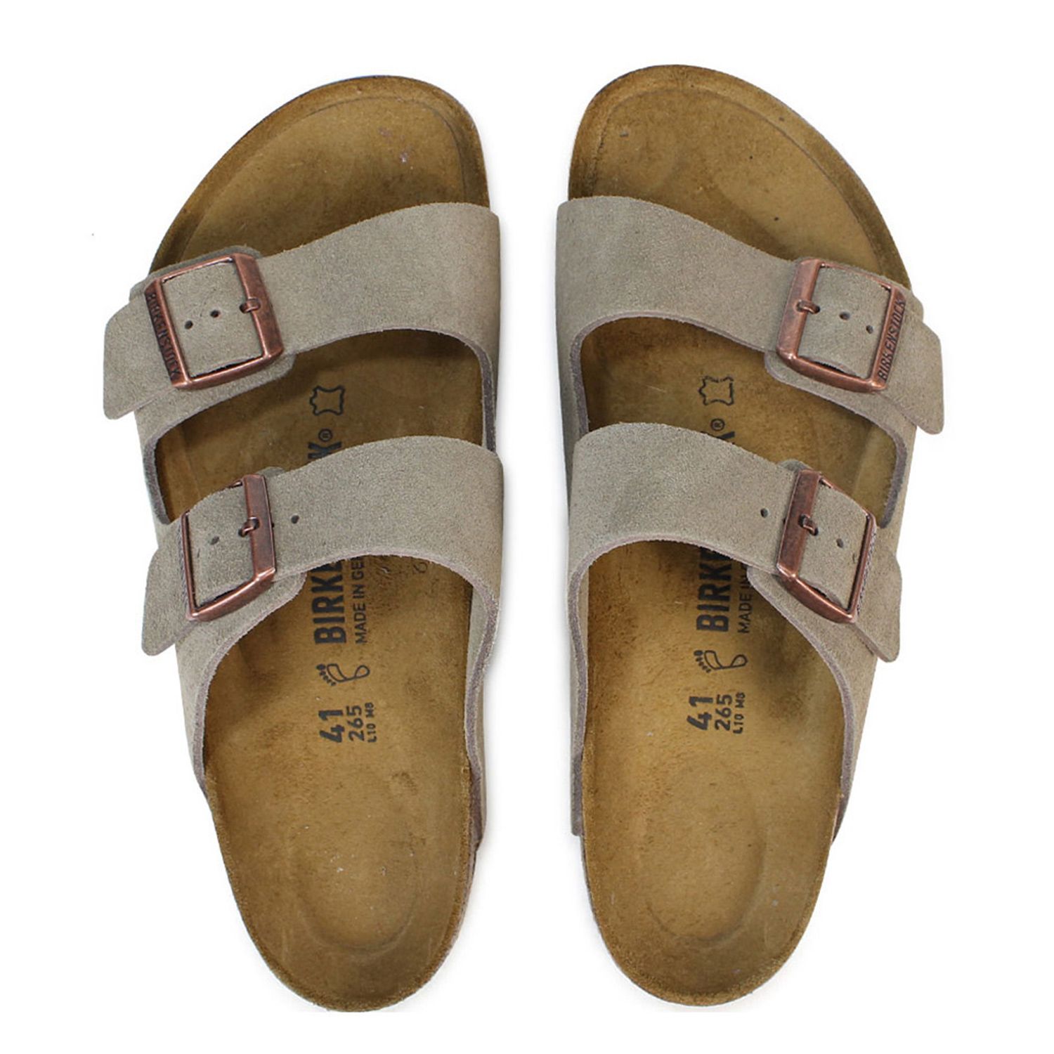 ビルケンシュトック BIRKENSTOCK アリゾナ メンズ レディース ARIZONA LEVE ビルケン サンダル 普通幅 細幅 スエード、トープ(R/M)