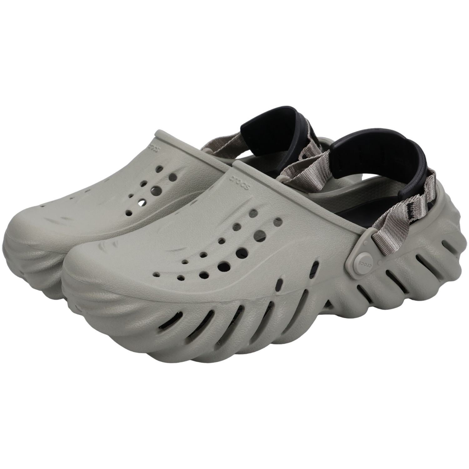 クロックス crocs サンダル クロッグサンダル エコー メンズ レディース ECHO CLOG 207937、エレファントL