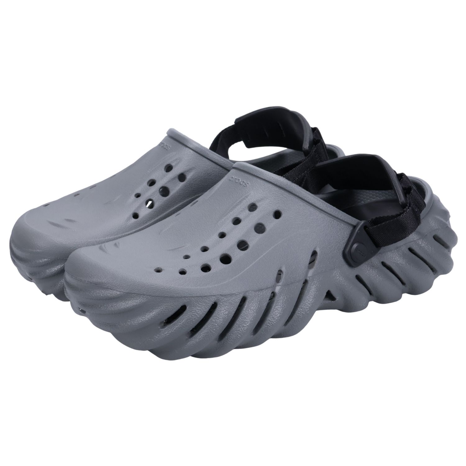 クロックス crocs サンダル クロッグサンダル エコー メンズ レディース ECHO CLOG 207937、スレートグレーL
