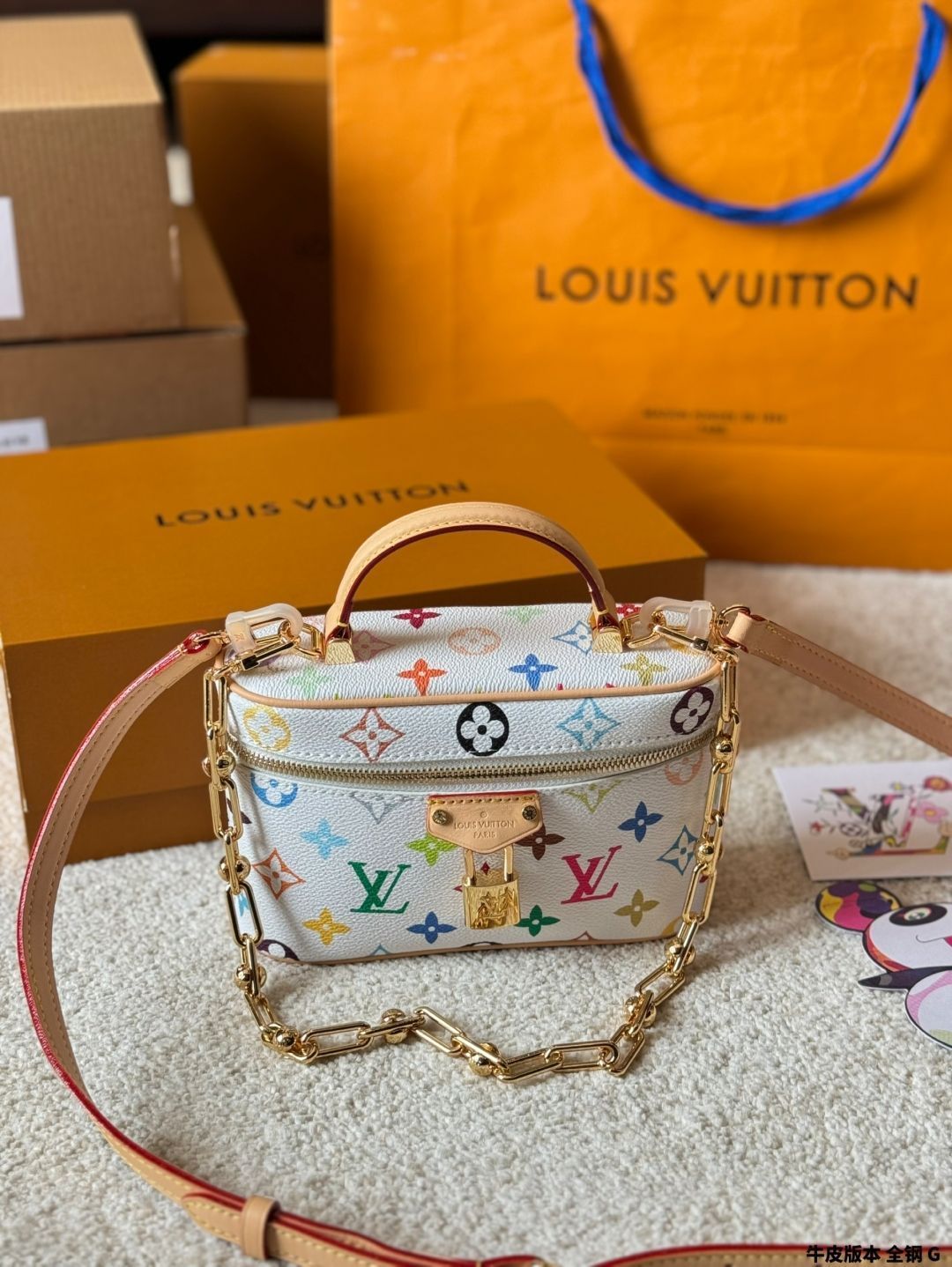 今日特価】Louis Vuitton 2025 Murakami White Multicolor Vanity