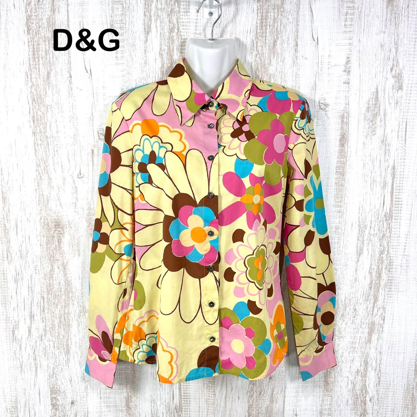 00s D&G DOLCE&GABBANA ドルチェアンドガッバーナ サイケデリック 花柄 
