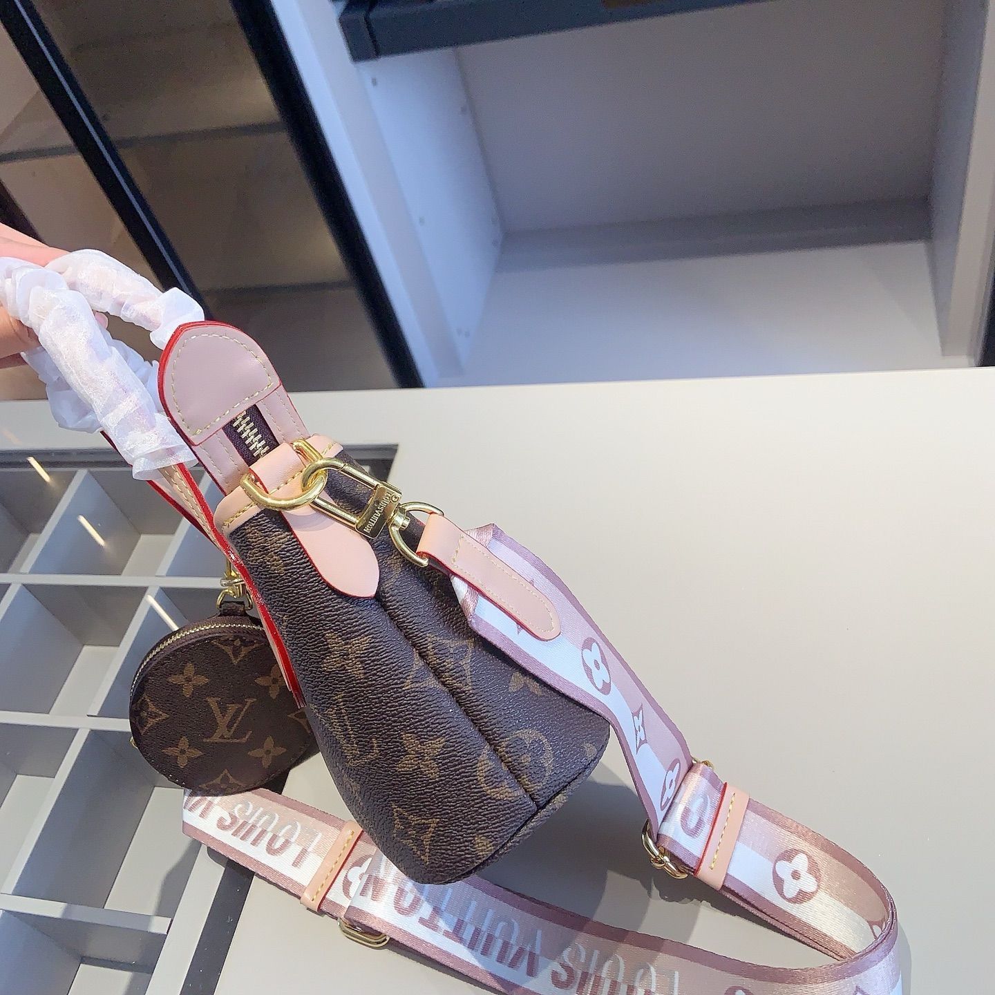 本日特価] 全新シリーズセット X667 - LV ショッピングバッグBB + LV