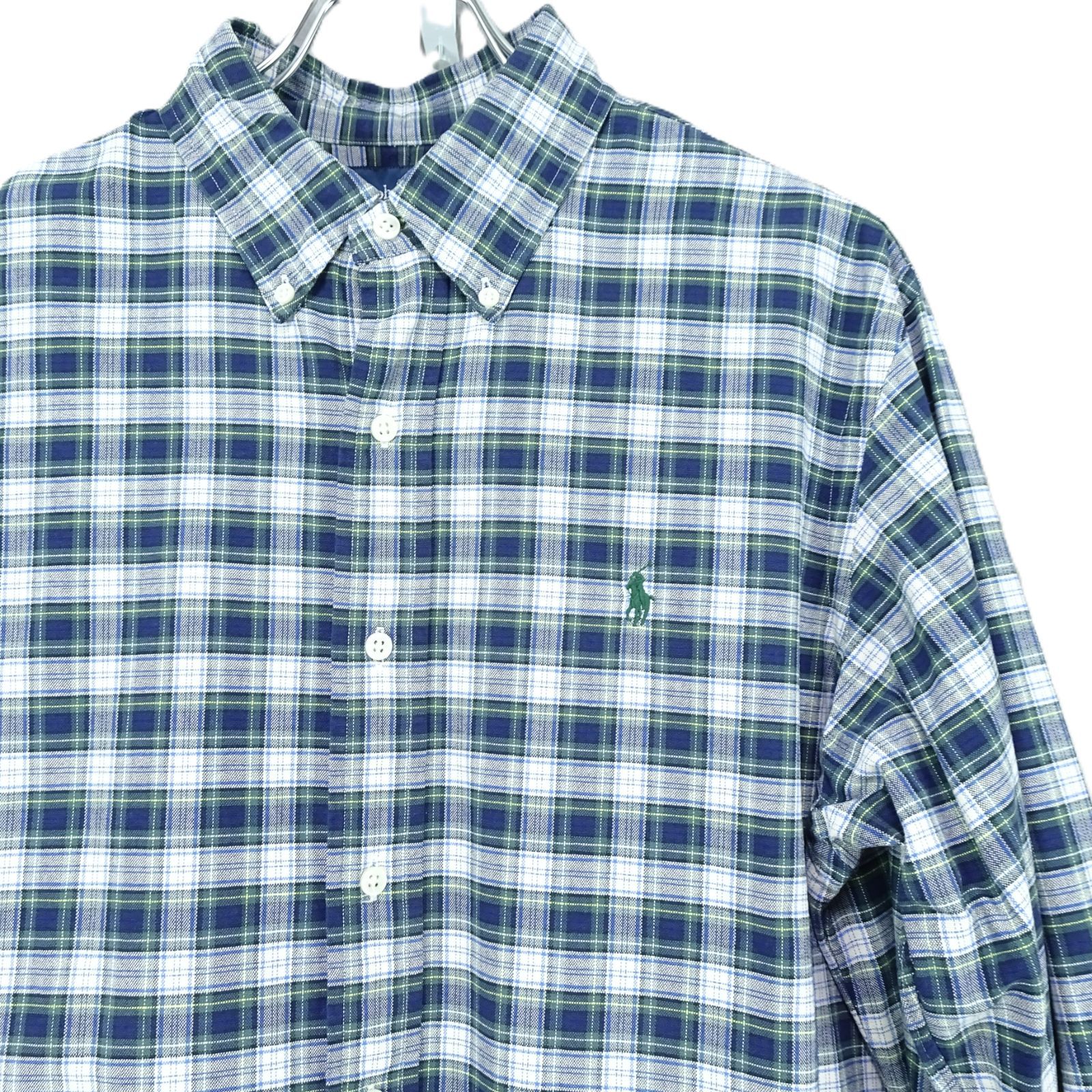 美品】 ラルフローレン Ralph Lauren カスタムフィット ボタンダウン 