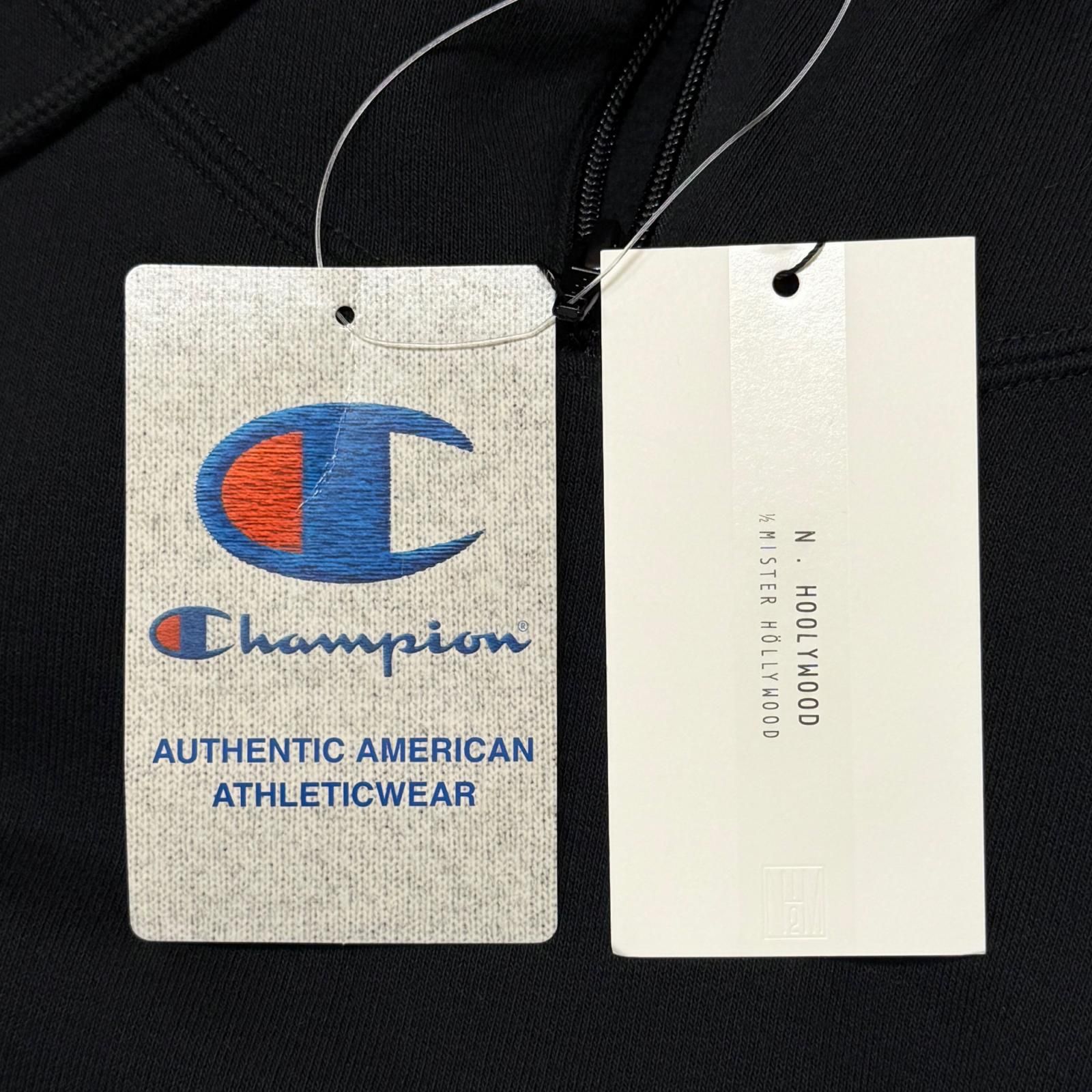 参考上代33000円 未使用 N.HOOLYWOOD × Champion NEW WEAVE MOCK NECK