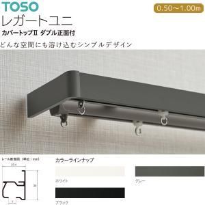 【新品・4営業日で発送】30018505 トーソー(TOSO) 装飾レール レガ-トユニ Mセット グレー カバートップ2ダブル2.00m (2288291)