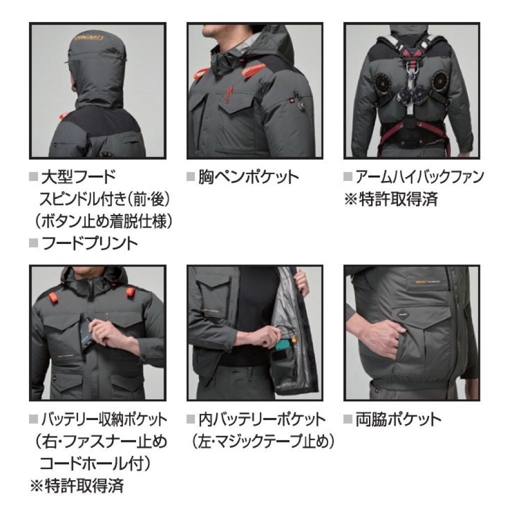 BURTLE バートル AC2101 53.ストームグレー S~XL ACブルゾン 
