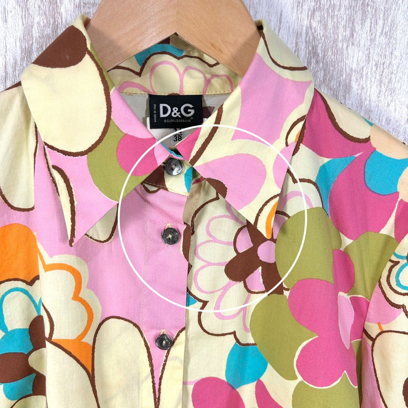 00s D&G DOLCE&GABBANA ドルチェアンドガッバーナ サイケデリック 花柄