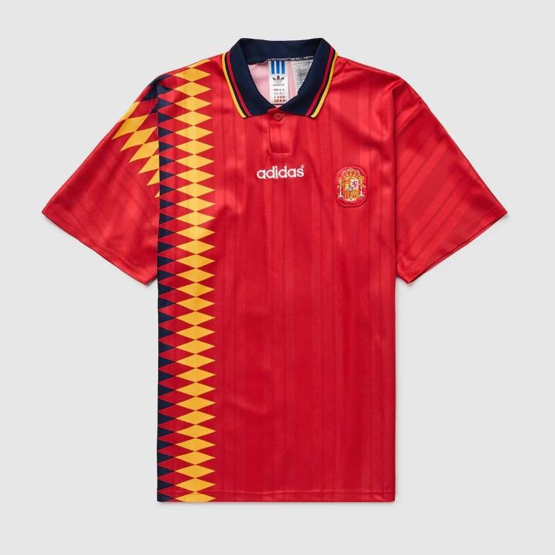 【送料無料・匿名配送】adidas Originals アディダスオリジナルス スペイン代表 1994 復刻レトロ ホーム ユニフォーム 青 トレフォイル 新品 正規品