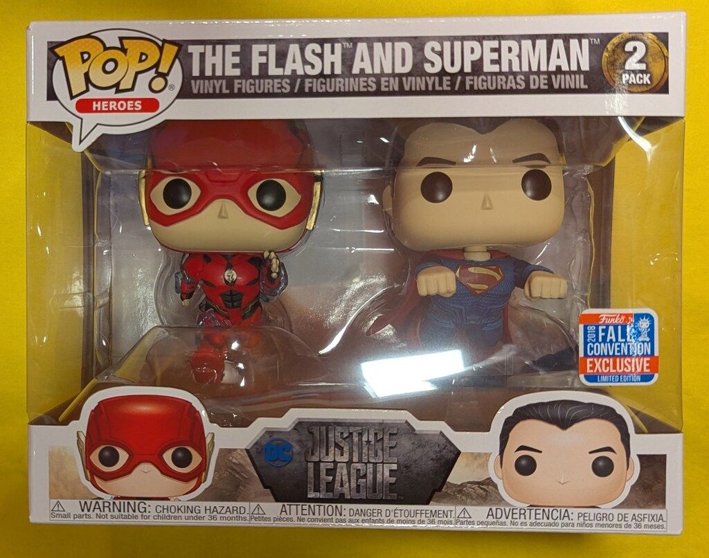 FUNKO POP! / HEROES THE FLASH AND SUPERMAN 2 PACK - メルカリ