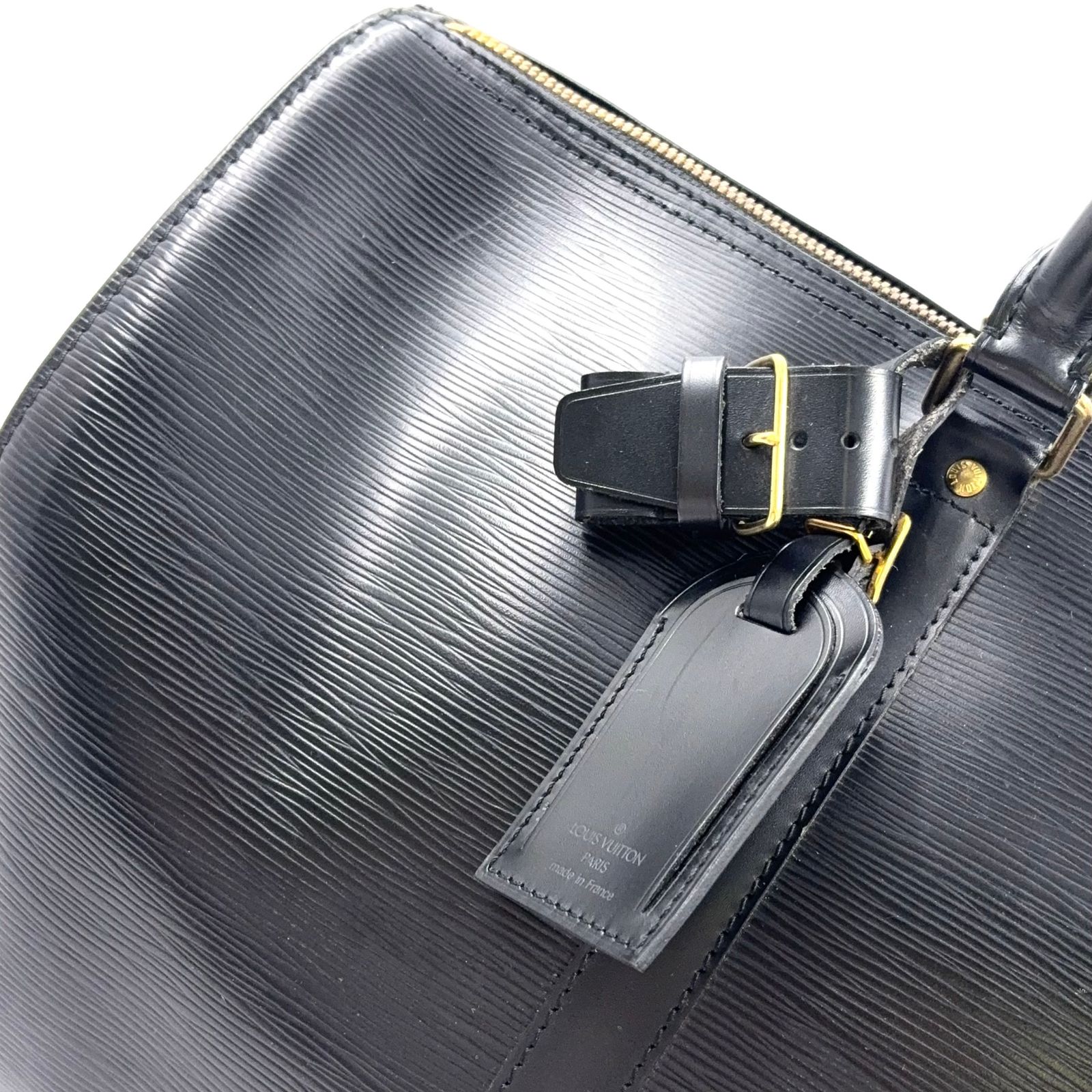 LOUIS VUITTON キーポル45 エピ エピ ノワール レザー ブラック