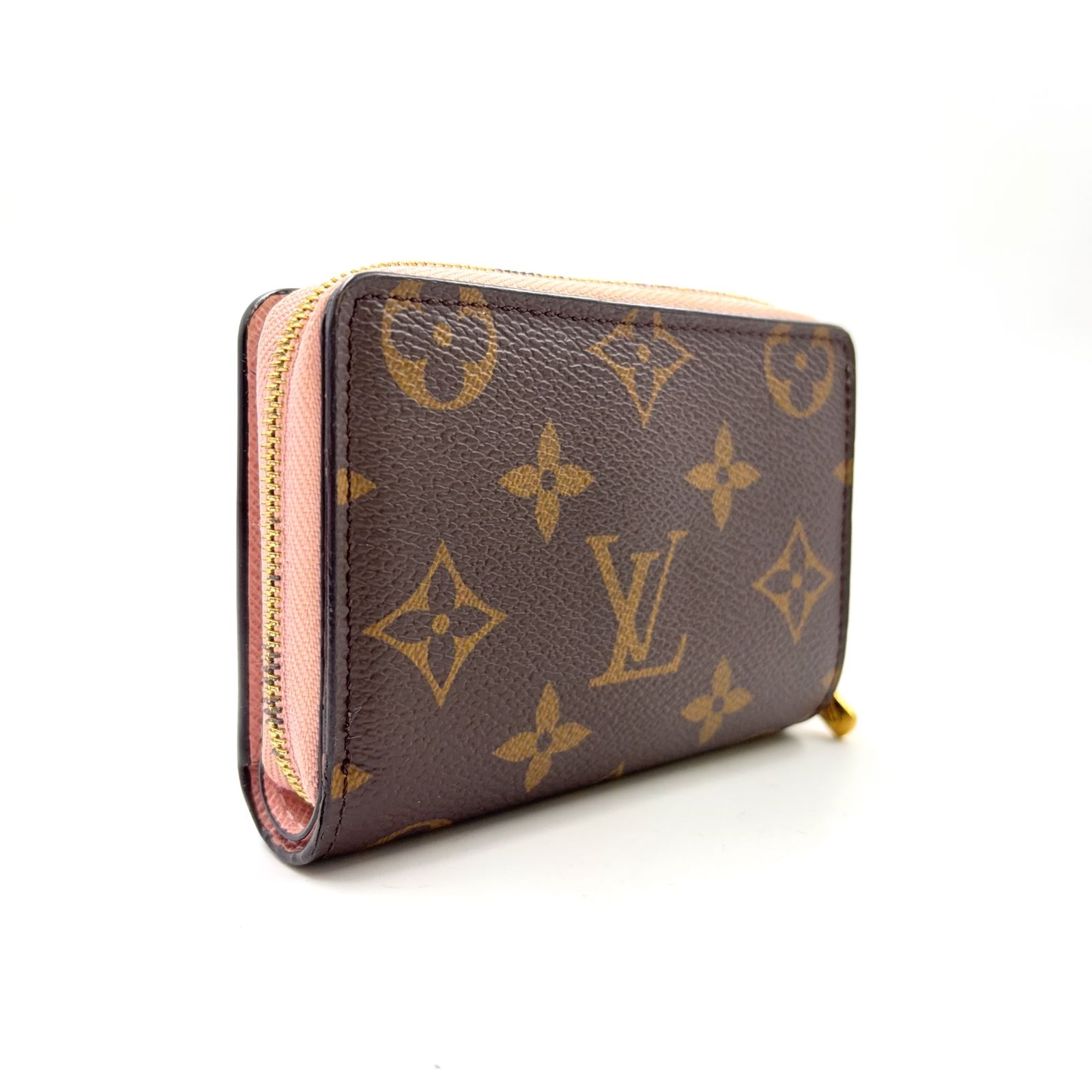 LOUIS VUITTON ポルトフォイユルー RFID対応 レザー、PVC ブラウン