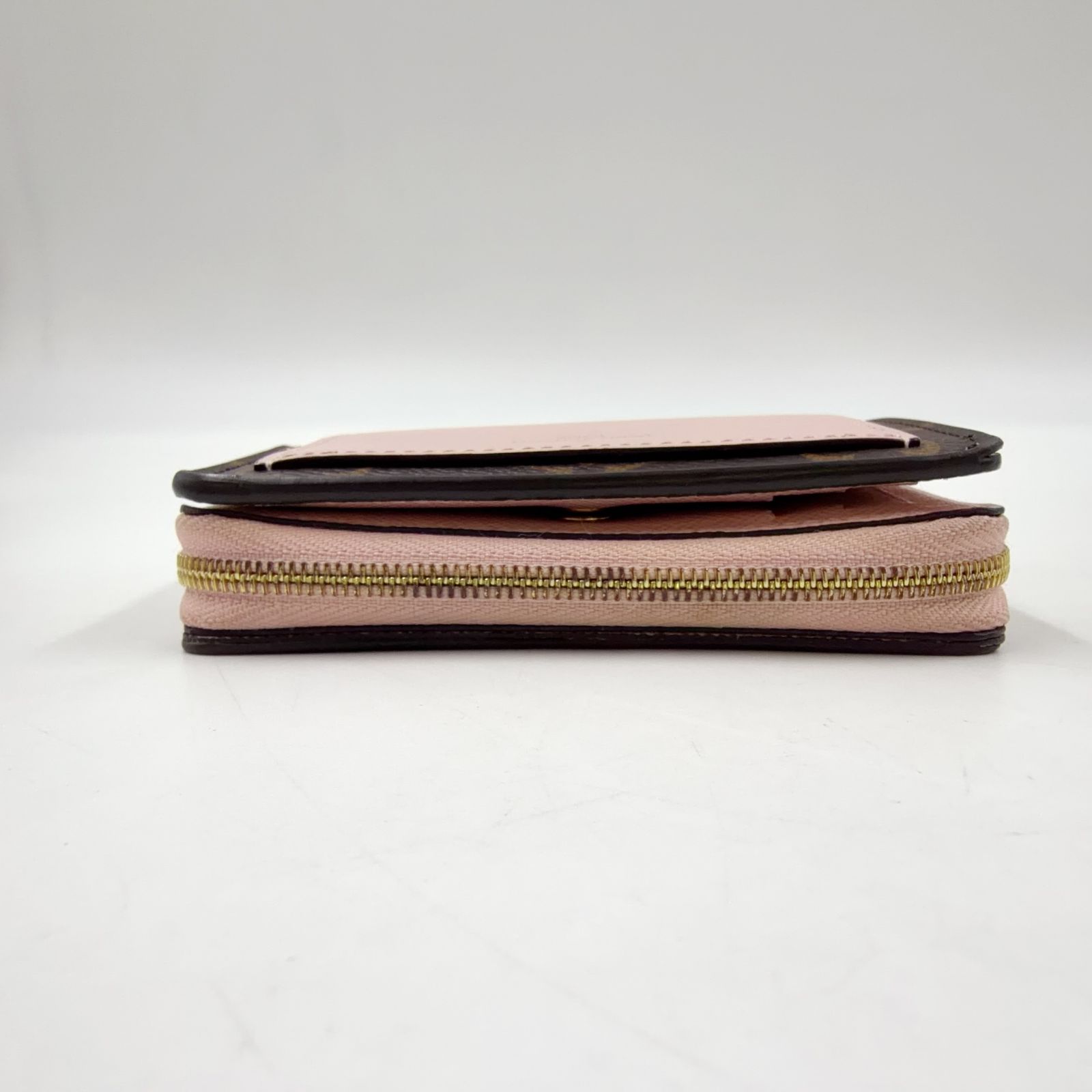 LOUIS VUITTON ポルトフォイユルー RFID対応 レザー、PVC ブラウン