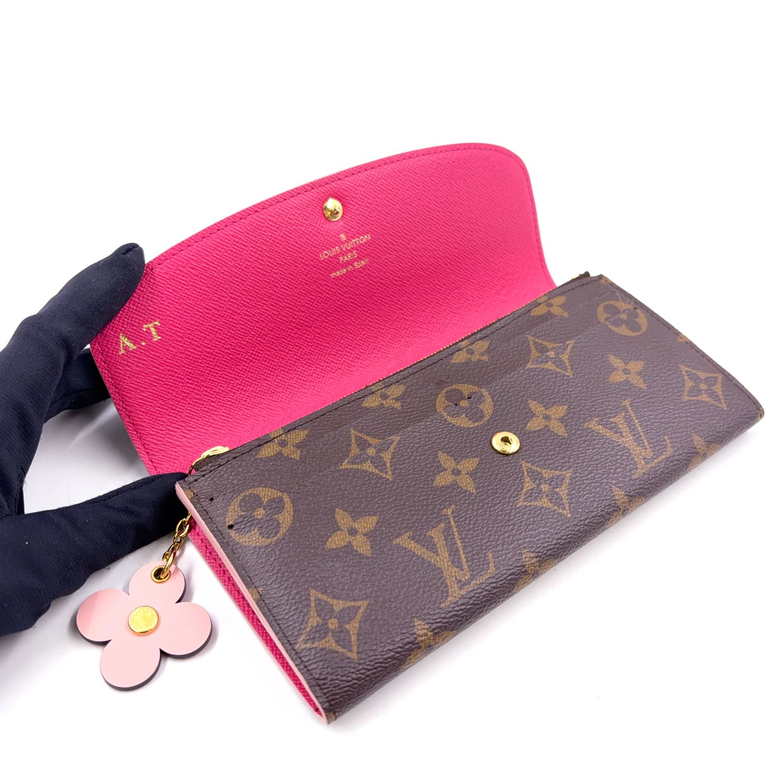 新着】LOUIS VUITTON ポルトフォイユ エミリー モノグラム モノグラム 