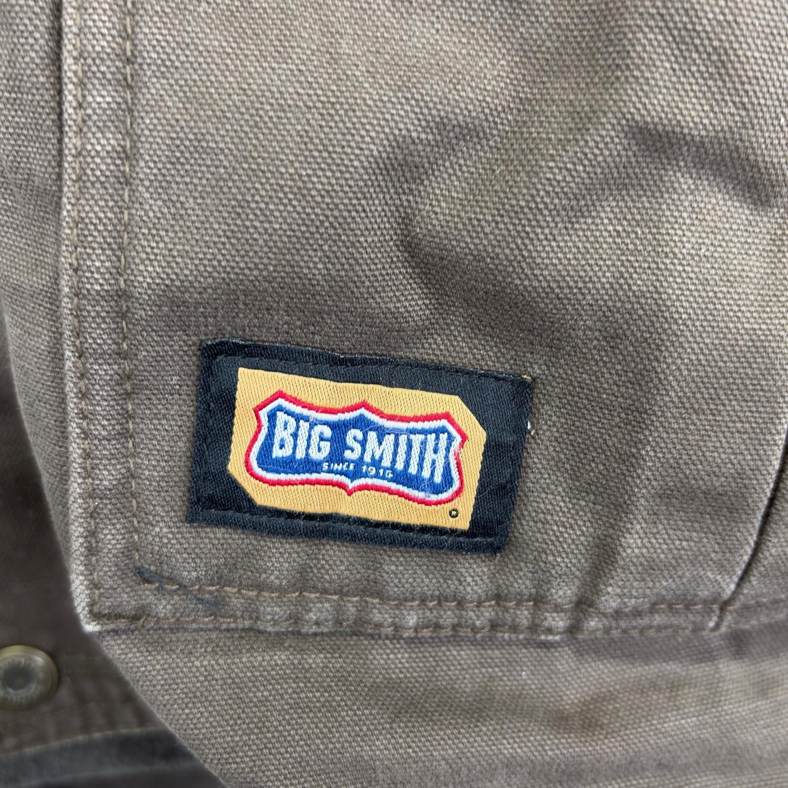 古着 ビッグスミス Big Smith ダック ジャケット フルジップ ワーク