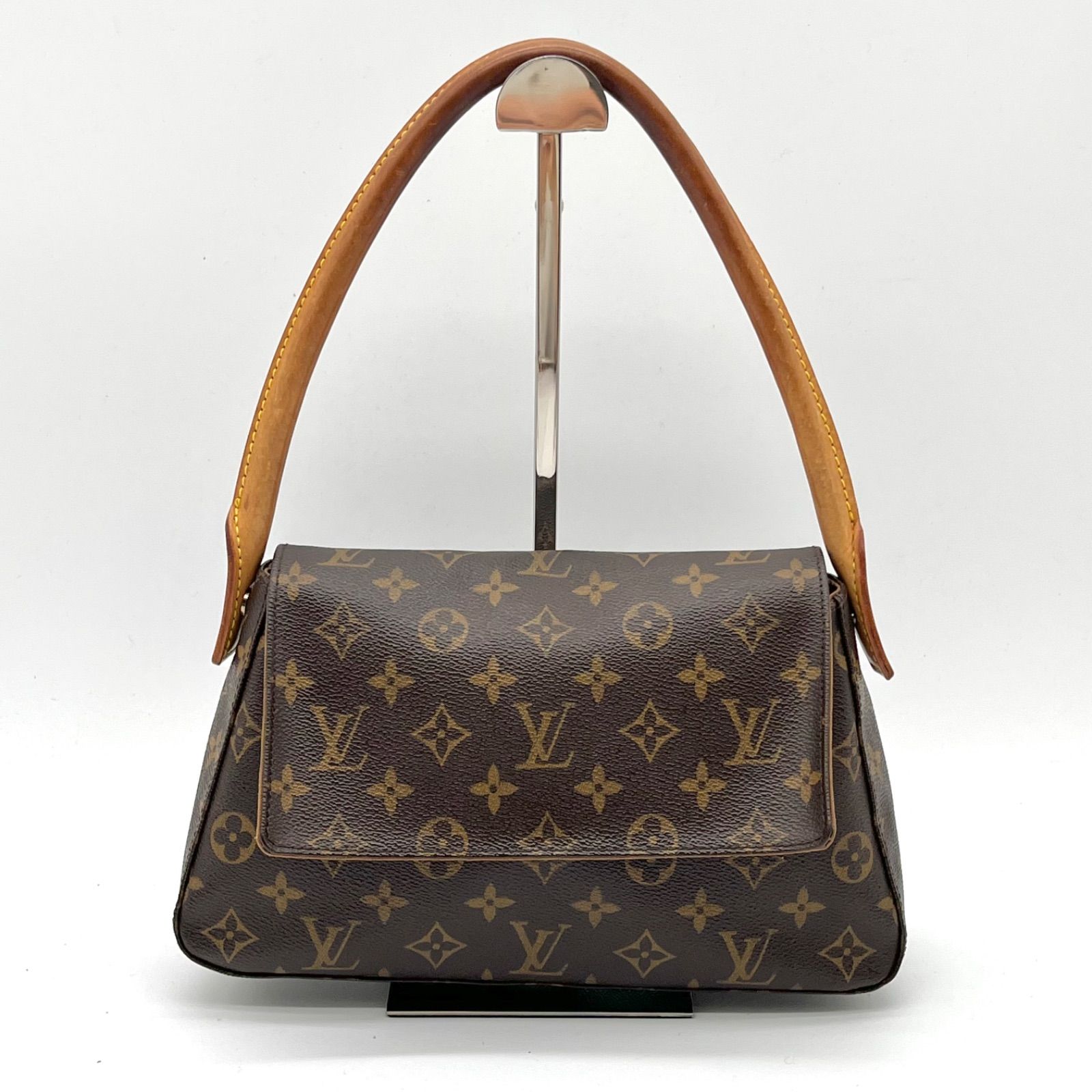 美品◎LOUIS VUITTON ルイヴィトン モノグラム ルーピングMM ショルダーバッグ M51146