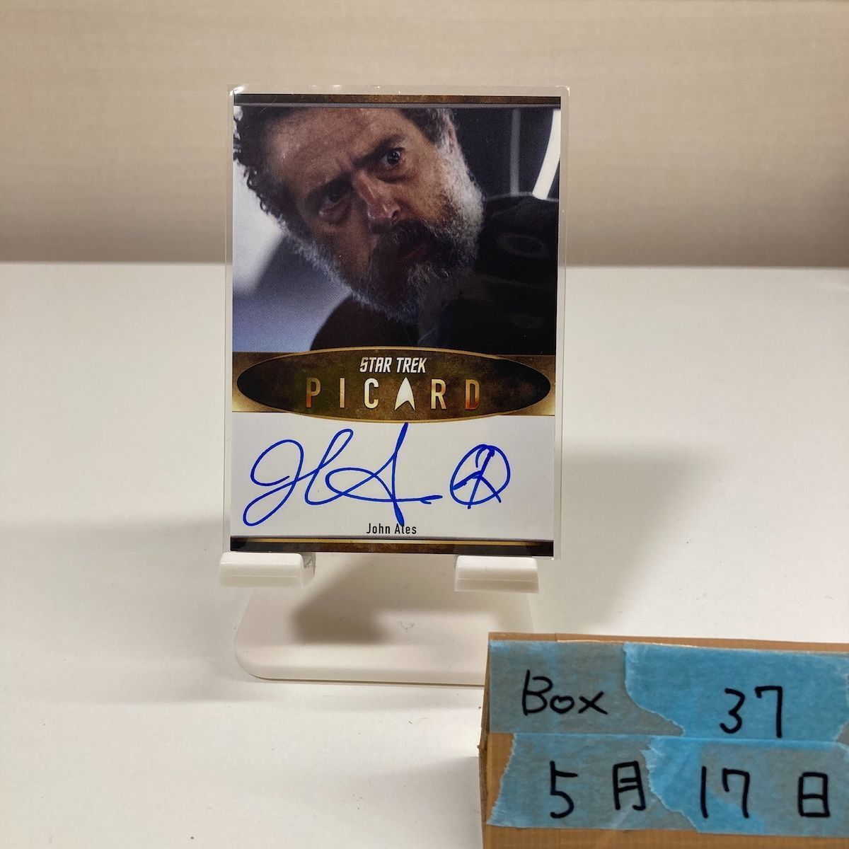 2020 CBS Studio John Ales As Bruce Maddox 直筆サインカード Rittenhouse Star Trek Picard カード