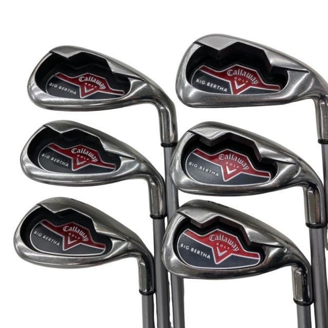 【中古】 キャロウェイ BIG BERTHA IRONS(2006) 6S レディース アイアンセット IR JV B-SERIES 45i (フレックスL) レディース 女性用 右利き 右用 Cランク ゴルフクラブ