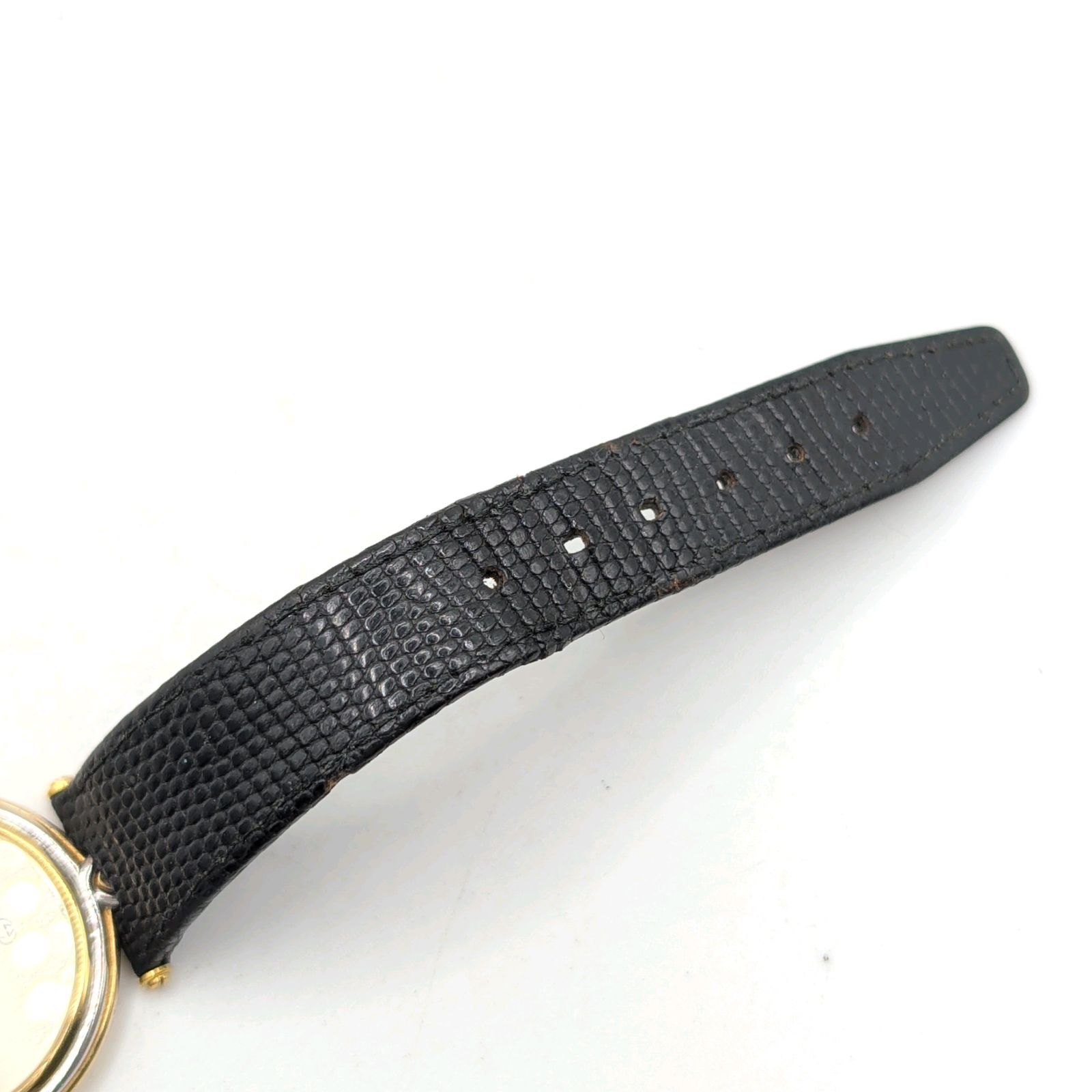 GUCCI 4500M Watch Quartz Men's Round Gold Black dial Y2K 00S Vintage Not Working グッチ 時計 クオーツ メンズ ラウンド ゴールド シルバー文字盤 ヴィンテージ 不動品