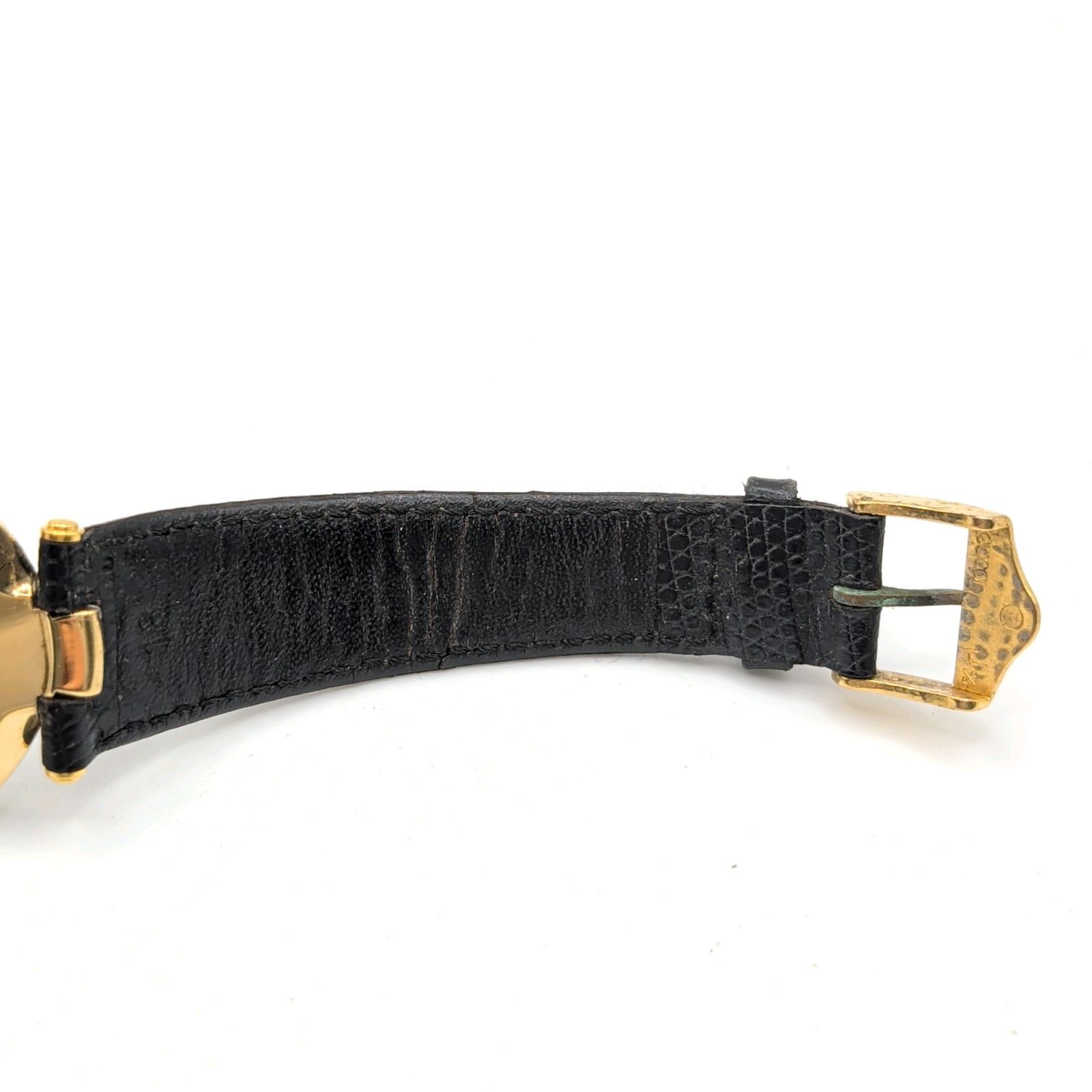 GUCCI 4500M Watch Quartz Men's Round Gold Black dial Y2K 00S Vintage Not Working グッチ 時計 クオーツ メンズ ラウンド ゴールド シルバー文字盤 ヴィンテージ 不動品