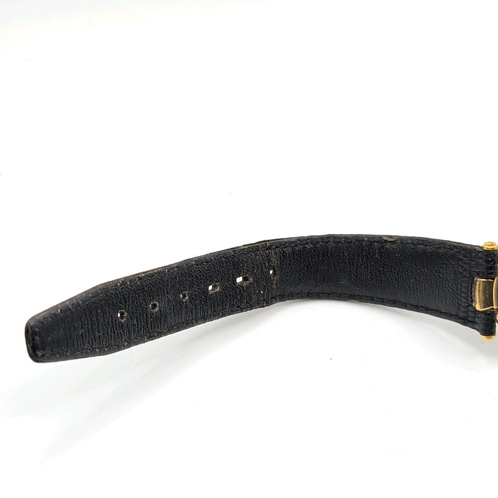 GUCCI 4500M Watch Quartz Men's Round Gold Black dial Y2K 00S Vintage Not Working グッチ 時計 クオーツ メンズ ラウンド ゴールド シルバー文字盤 ヴィンテージ 不動品