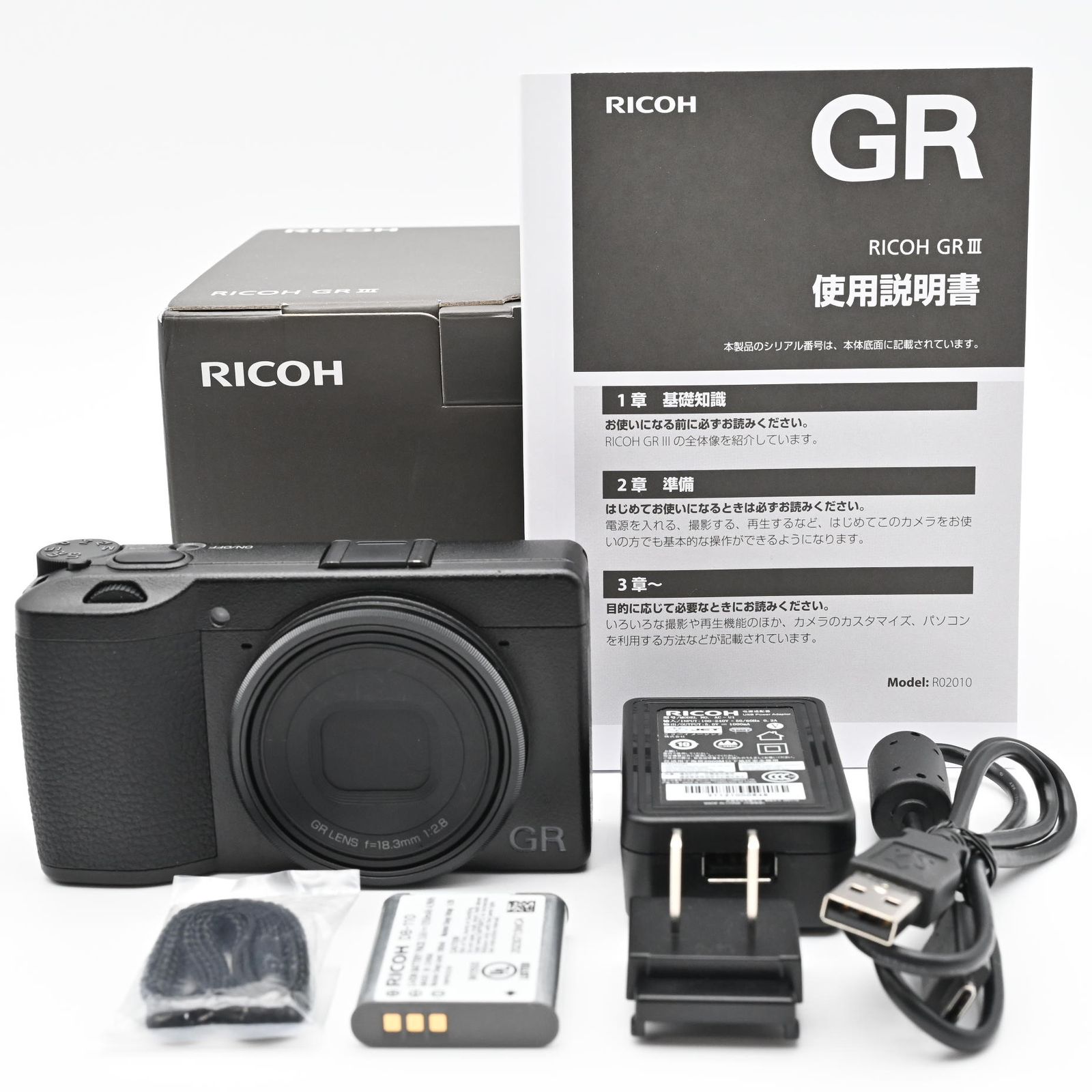 RICOH GR Ⅲ ショット数 1315回 - メルカリ