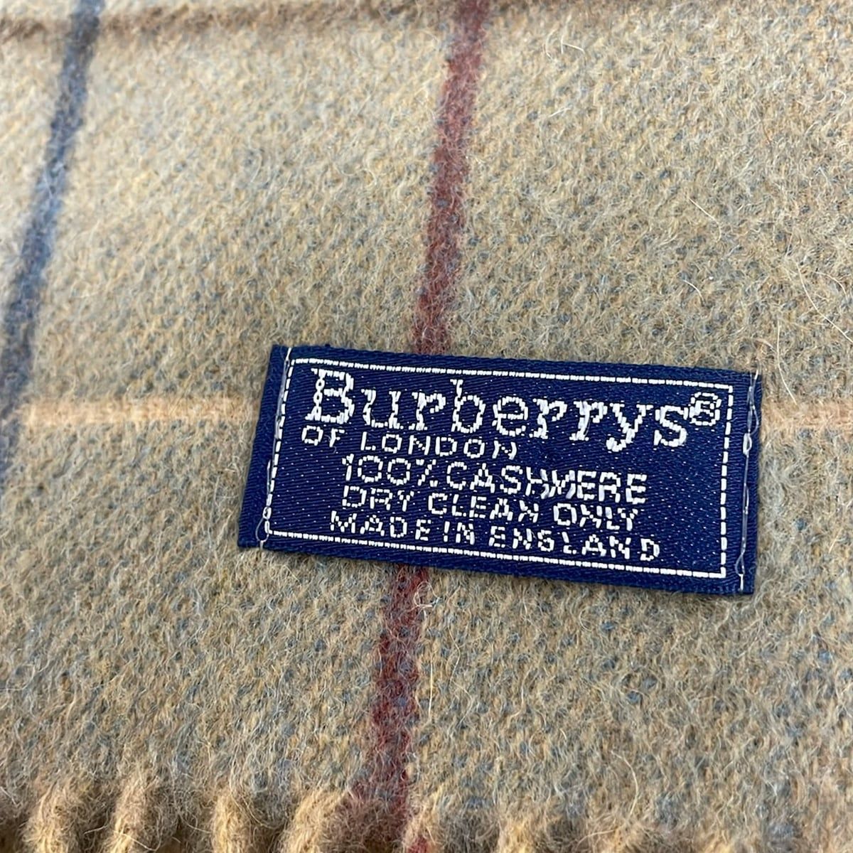 Burberry's(バーバリーズ) マフラー美品 - ベージュ×ボルドー×マルチ