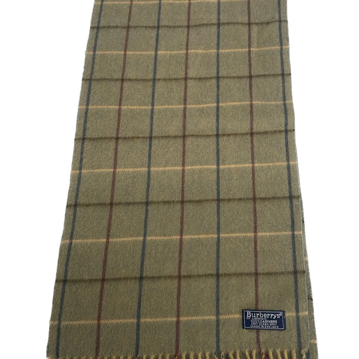 Burberry's(バーバリーズ) マフラー美品 - ベージュ×ボルドー×マルチ