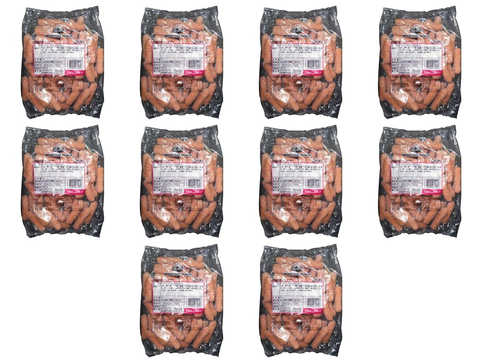 グルメん栗清 オールポークソーセージ 20G×10パック (まとめ買い)